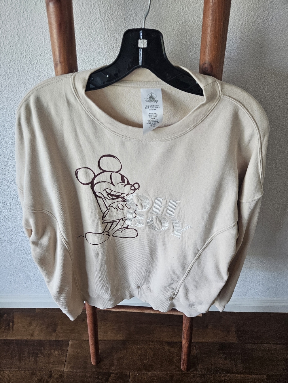Mickey Mouse ''Oh Boy'' Pullover Sweater - Picture 6 of 12
